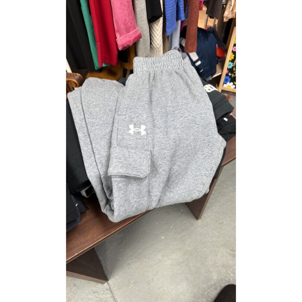 Under Armour Grey Fleece Cargo Sweatpants